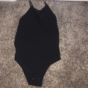 Black stretchy bodysuit
